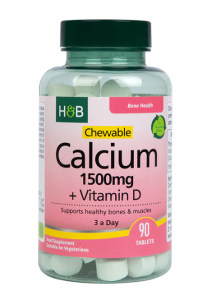 Holland & Barrett Chewable Calcium 1500 mg + Vitamin D