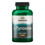 Swanson L-Tyrosine 500 mg L-Tirozīns Aminoskābes