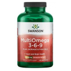 Swanson MultiOmega 3-6-9 Flax Borage & Fish Oils