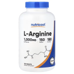 Nutricost L-Arginine 1000 mg Amino Acids