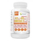 WISH Pharmaceutical Vitamin K2 & Vitamin D3 & Omega-3