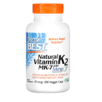 Doctor's Best Natural Vitamin K2 MK-7 with MenaQ7 45 mcg