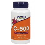 Now Foods Vitamin C-500 with Rose Hips
