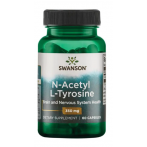 Swanson N-Acetyl L-Tyrosine 350 mg L-Tirozīns Aminoskābes