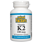 Natural Factors Vitamin K2 100 mcg