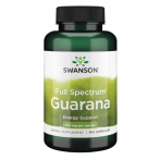 Swanson Guarana 500 mg Prieš treniruotę ir energija