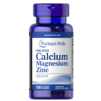 Puritan's Pride Chelated Calcium 1000 mg Magnesium 400 mg Zinc 25 mg