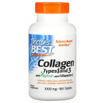 Doctor's Best Collagen Types 1 and 3 with Peptan and Vitamin C 1000 mg