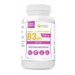 WISH Pharmaceutical Niacin Vitamin B3 (PP)  500 mg + Prebiotic