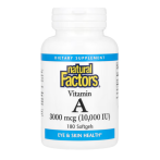 Natural Factors Vitamin A 3000 mcg (10000 IU)