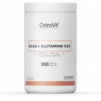 OstroVit BCAA + Glutamine 1100 mg L-Glutamīns Aminoskābes Pēc Slodzes Un Reģenerācija