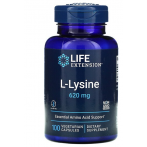 Life Extension L-Lysine 620 mg L-Lizīns Aminoskābes