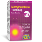 Natural Factors B12 Methylcobalamin 1000 mcg