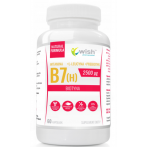 WISH Pharmaceutical Biotin Vitamin B7 (H) 2500mcg + Prebiotic
