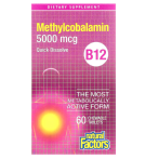 Natural Factors Vitamin B12 Methylcobalamin 5000 mcg