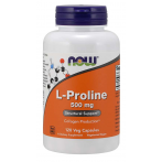Now Foods L-Proline 500 mg Aminoskābes
