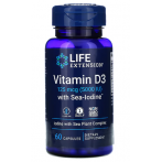 Life Extension Vitamin D3 with Sea-Iodine 125 mcg (5000 iu)