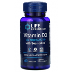 Life Extension Vitamin D3 5000 with Sea-Iodine