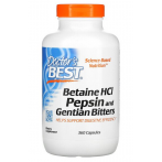 Doctor's Best Betaine HCL Pepsin and Gentian Bitters