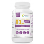 WISH Pharmaceutical Niacin Vitamin B3 (PP)  500 mg + FOS