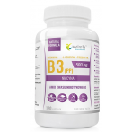 WISH Pharmaceutical Niacin Vitamin B3 (PP)  500 mg + Prebiotic