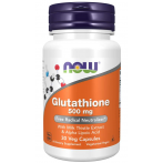 Now Foods Glutathione 500 mg with Milk Thistle Extract & Alpha Lipoic Acid