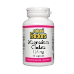 Natural Factors Magnesium Chelate 125 mg