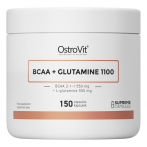 OstroVit BCAA + Glutamine 1100 mg L-Glutamīns Aminoskābes