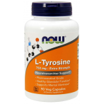 Now Foods L-Tyrosine 750 mg L-tirozinas Amino rūgštys