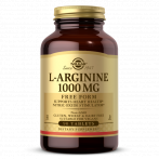 Solgar L-Arginine 1000 mg Azoto oksido stiprintuvai L-argininas Amino rūgštys Prieš treniruotę ir energija