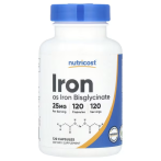 Nutricost Iron 25 mg