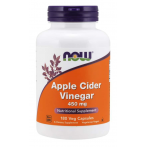 Now Foods Apple Cider Vinegar 450 mg Apetito kontrolė Svorio valdymas