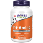 Now Foods Tri-Amino L-Arginīns L-Lizīns Aminoskābes Pirms Treniņa Un Еnerģētiķi