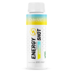 OstroVit Energy Shot Kofeinas Guarana Prieš treniruotę ir energija