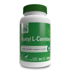 Health Thru Nutrition Acetyl L-Carnitine 500 mg L-karnitiin Kaalu juhtimine