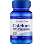 Puritan's Pride Calcium 600 + Vitamin D3