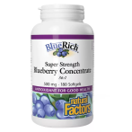 Natural Factors Super Strength Blueberry Concentrate 500 mg