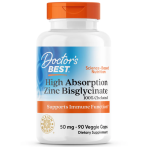 Doctor's Best High Absorption Zinc Bisglycinate 50 mg
