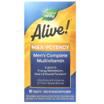 Nature's Way Alive! Max3 Potency Men's Complete Multivitamin