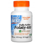 Doctor's Best Fully Active Folate 400 with Quatrefolic 400 mcg