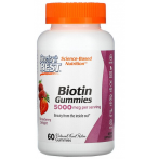 Doctor's Best Biotin Gummies Strawberry Delight 5000 mcg