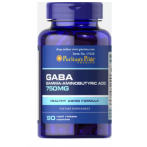 Puritan's Pride GABA (Gamma Aminobutyric Acid) 750 mg
