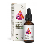 Aura Herbals Vitamin D3 2000 iu  + K2 MK-7 90 µg