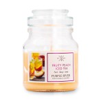 Purple River Scented Candle Fruity Peach Iced Tea