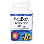 Natural Factors WellBetX  Berberine 500 mg