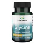 Swanson Glycine 500 mg L-Glicīns Aminoskābes
