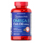 Puritan's Pride Omega-3 Fish Oil 1200 mg 360 mg Active Omega-3