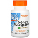 Doctor's Best Fully Active Folate 800 with Quatrefolic 800 mcg