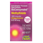 Natural Factors BioCoenzymated  Methylfolate 1000 mcg