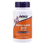 Now Foods Alpha Lipoic Acid 100 mg with Vitamins C & E Apetito kontrolė Svorio valdymas